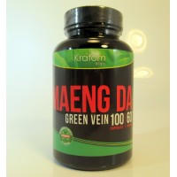 Kratom Kaps - Maeng Da  (Green Vein) Organic Capsules (100ct .5gr)